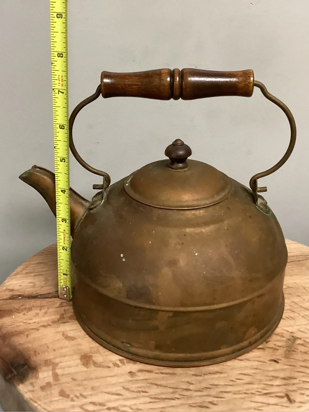 🟠 Vintage - Paul Revere Copper Crafted Tea Pot - Tea Kettle - Rome NY - Unique